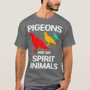 T-shirt Pigeon Vêtements Esprit Animal
