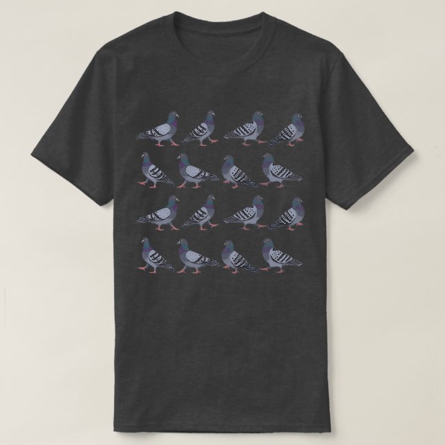 T-shirt Pigeon Walk 2 (Design devant)