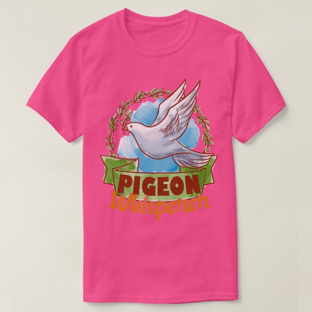 T-shirt Pigeon Whisperer 1 (Design devant)