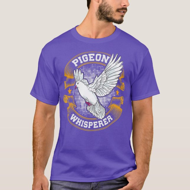 T-shirt Pigeon Whisperer Pigeon (Devant)