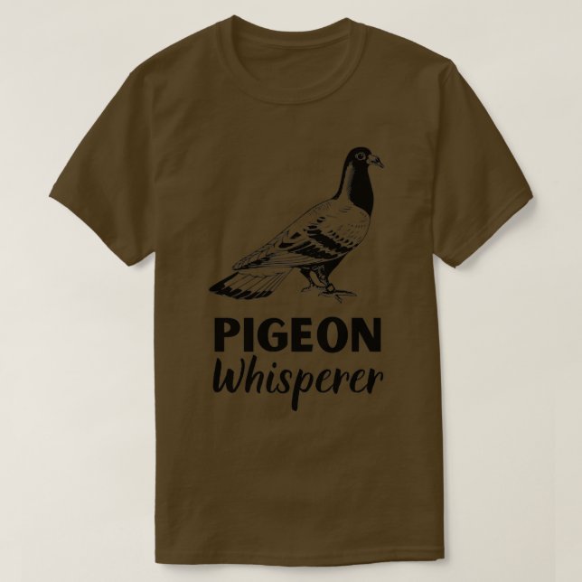 T-shirt Pigeon Whisperer Pigeon Chemise Pigeon Cadeau (Design devant)