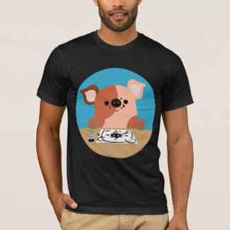 T-shirt Piglet Dessin Carton mignon