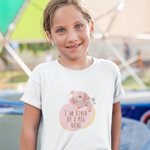 T-shirt Piglet mignon - Je suis un peu une affaire de coch