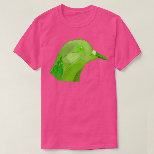 T-shirt Pigment vert (Design devant)