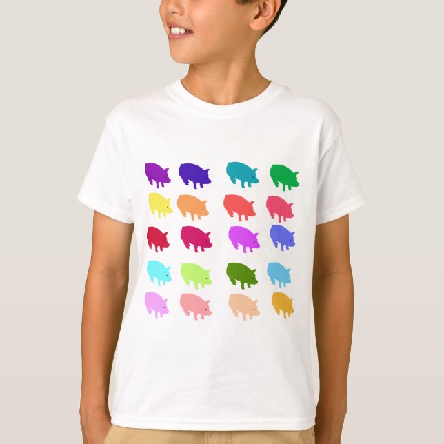 T-shirt Pigs de Rainbow (Devant)