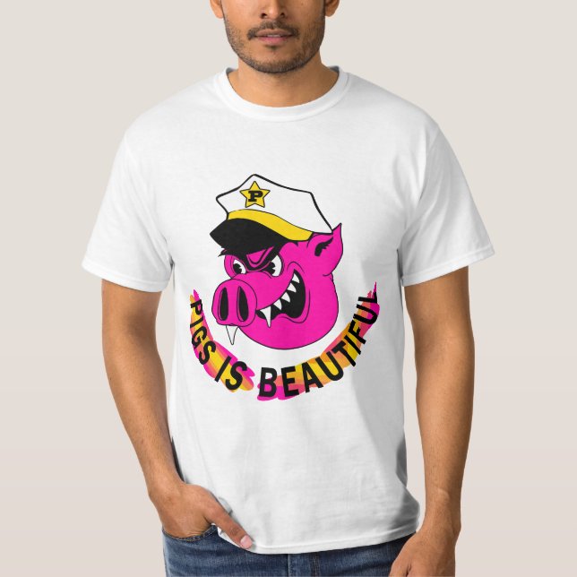 T-shirt Pigs is Beautiful  (Devant)