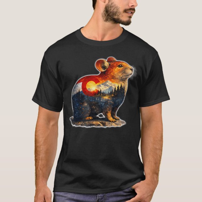 T-shirt Pika du Colorado (Devant)