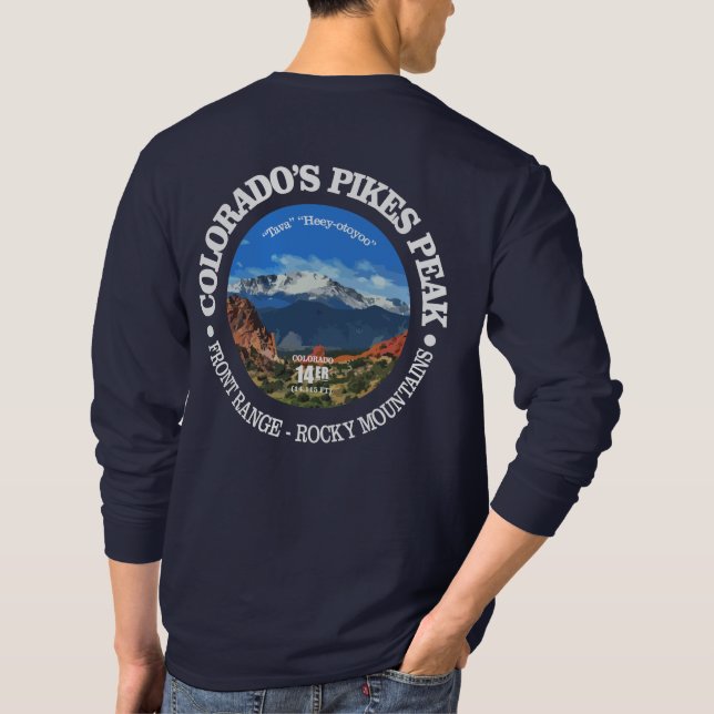 T-shirt Pikes Peak (Dos)