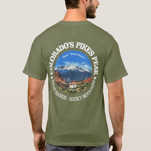 T-shirt Pikes Peak (Dos)