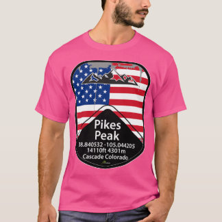 T-shirt Pikes Peak Colorado Usa 04
