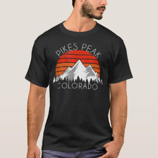 T-shirt Pikes Peak Colorado Vintage en détresse