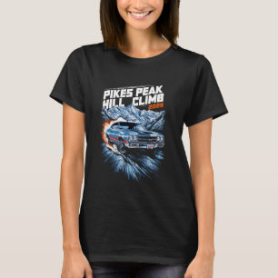 T-shirt Pikes Peak Hill Climb 2025 Funny Retro Colorado Mu