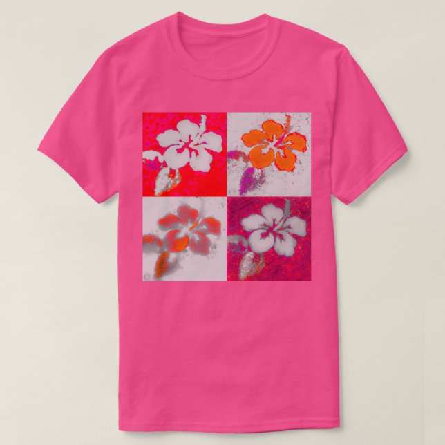 T-shirt Pila Fashion Design Hibiscus Series (Design devant)