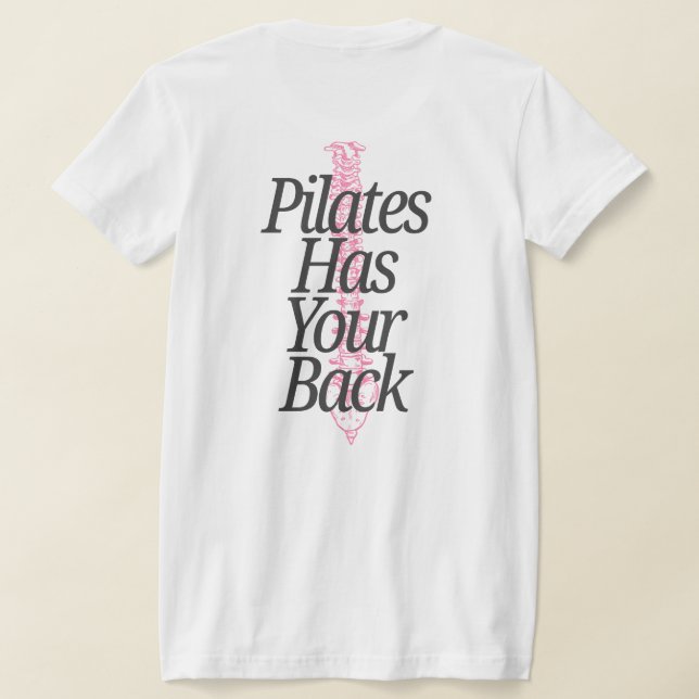 T-shirt Pilates a votre dos  (Couchage Retour)