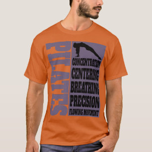 T-shirt Pilates Concentration Centrer Respiration