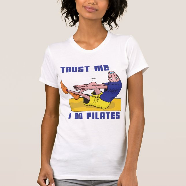T-shirt Pilates drôle (Devant)