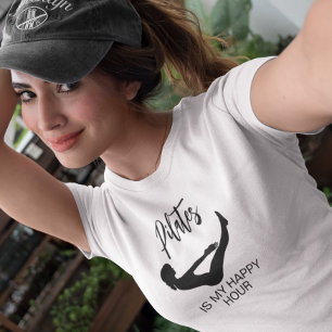 T-shirt Pilates est mon Happy Hour