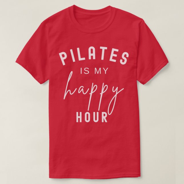 T-shirt Pilates Est Mon Heureuse Heure 7 (Design devant)