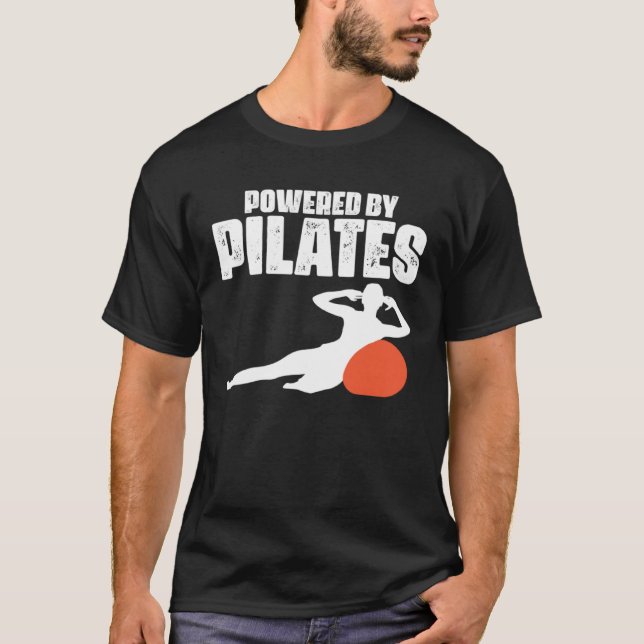 T-shirt Pilates Exercise Namaste Yoga Health Workout Fitne (Devant)