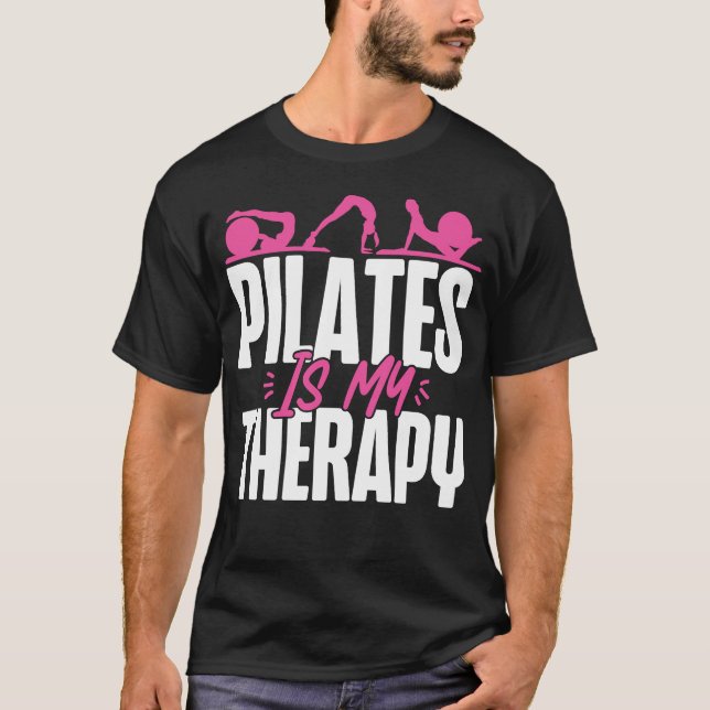 T-shirt Pilates Instructor Pilates Est Ma Thérapie (Devant)