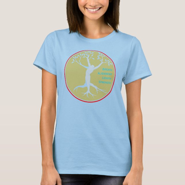 T-shirt Pilates pour le corps profond (Devant)