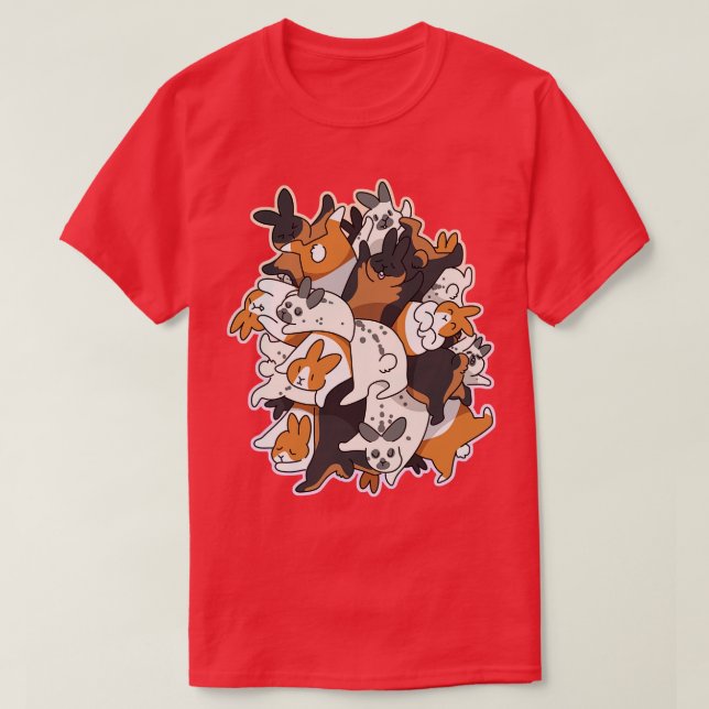 T-shirt Pile Bunny (Design devant)