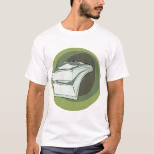 T-shirt Pile d'argent en espèces en dollars verts
