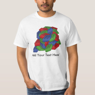 T-shirt Pile de blocs constitutifs - illustration de