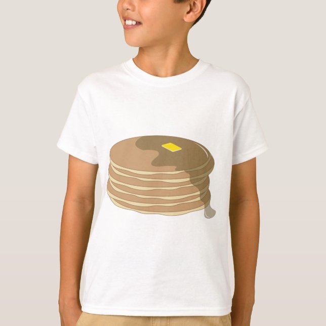 T-shirt Pile de crêpe (Devant)