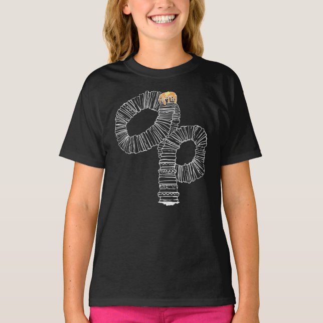 T-shirt Pile de crêpes pas si courte (Devant)