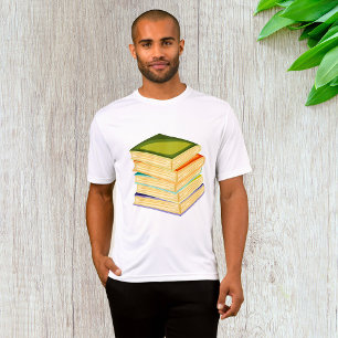 T-shirt Pile de livres Lover Art et lecture
