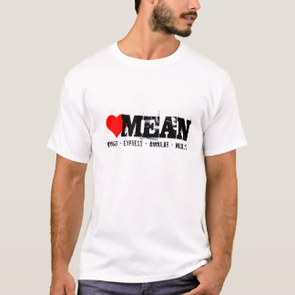 T-shirt Pile de MOYEN, express de mongo, angulaire et