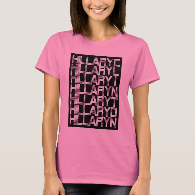 T-shirt pile de type hillary clinton (Devant)