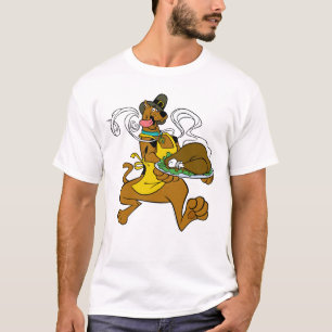 T-shirt Pilgrim Scooby-Doo With Turkey