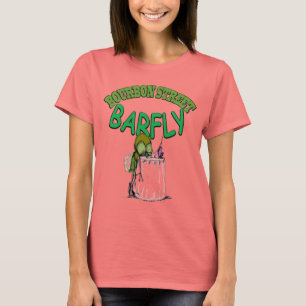 T-shirt pilier de bistrot de rue de bourbon
