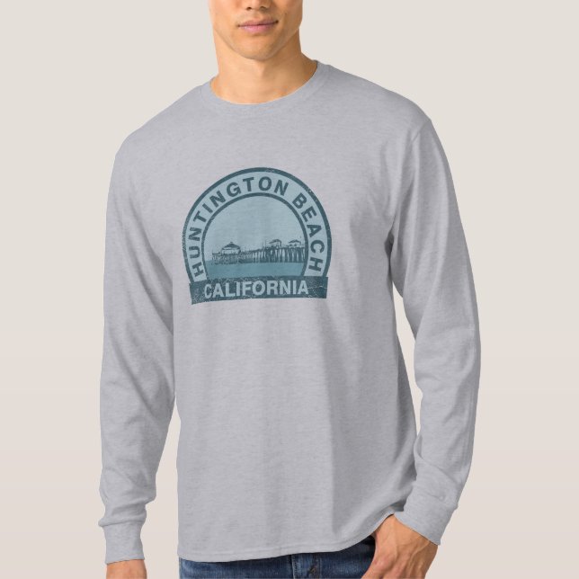 T-shirt Pilier de Huntington Beach (Devant)