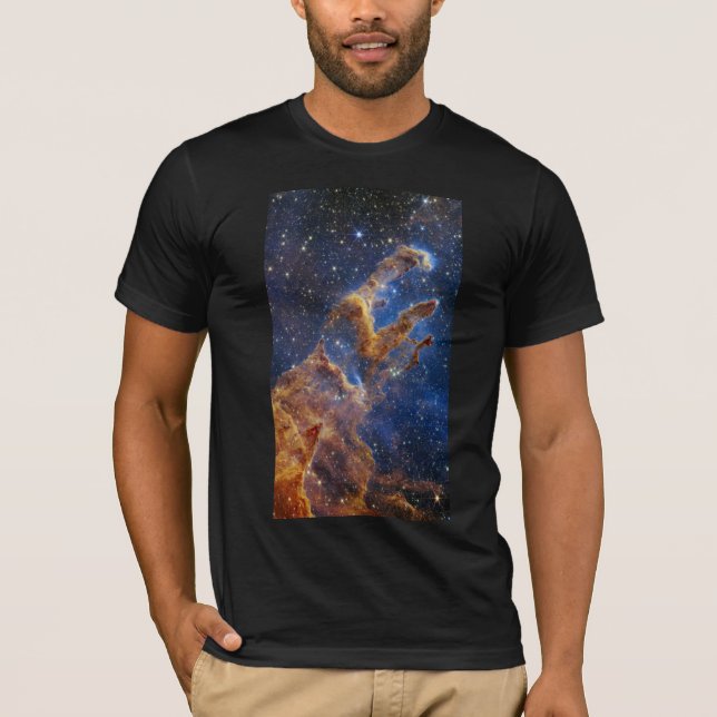 T-shirt Piliers de création Aigle Nebula Webb Telescope (Devant)