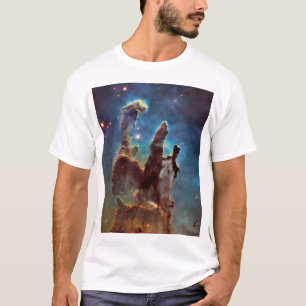 T-shirt Piliers de nébuleuse de HDR Eagle de création