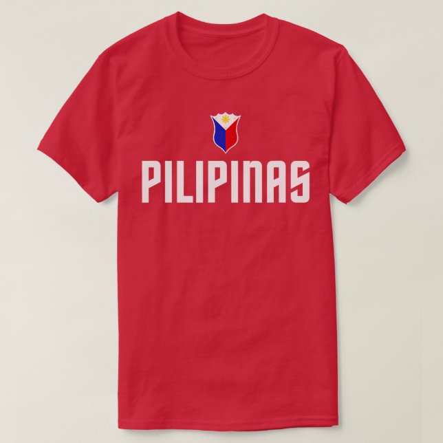 T-shirt Pilipinas Basketball porter Gilas Philippines Déco (Design devant)