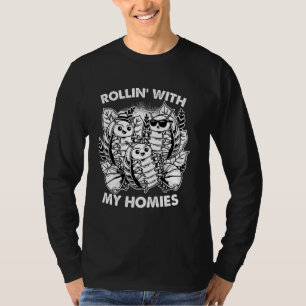 T-shirt Pill Isopod Bug Rollie Pollie Rollin' Avec Le Hom