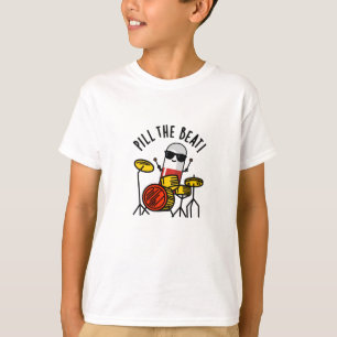 T-shirt Pill The Beat Funny Médecine Musique Pun