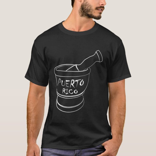 T-shirt Pilon Mofongo Porto Rico (Devant)