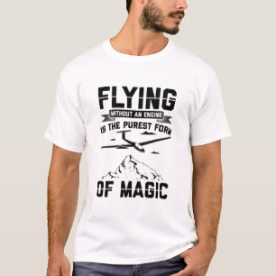 T-shirt Pilote à glissière Glider Hobby Sailplane Idée c