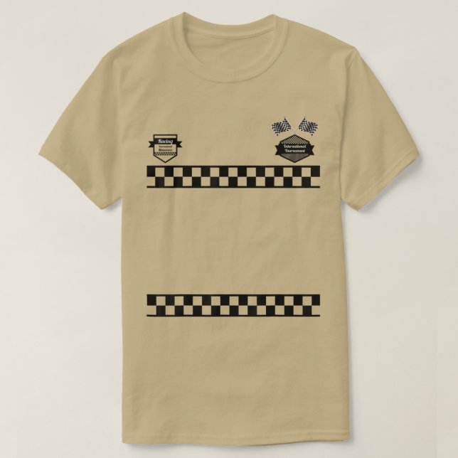 T-shirt Pilote automobile Racine Enfants et adultes Hallow (Design devant)