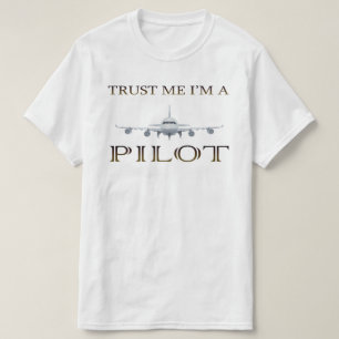 T-shirt pilote chemise aviation aéroport voyage privé jet