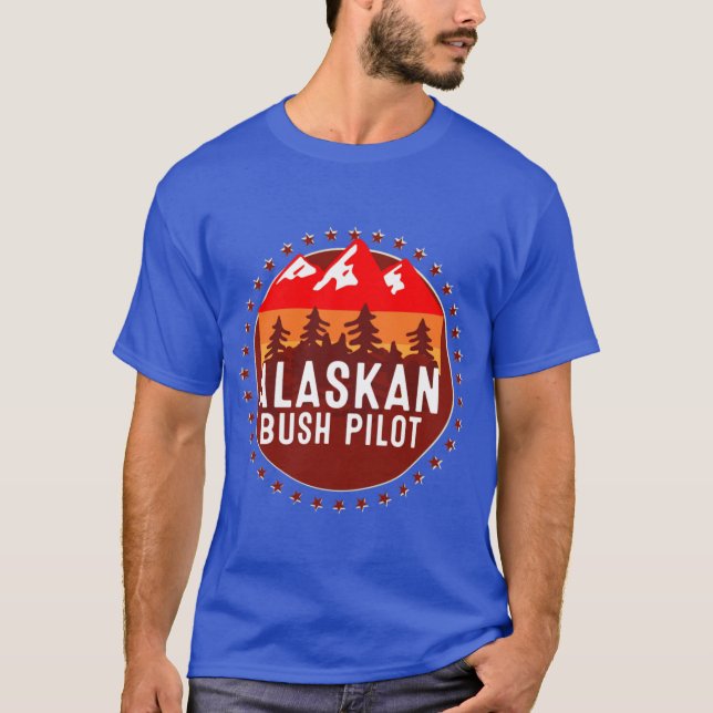 T-shirt Pilote de brousse alaskain (Devant)
