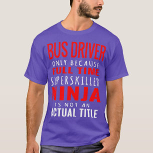 T-shirt Pilote de bus 44