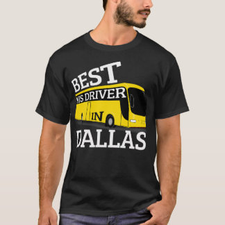 T-shirt Pilote de bus Dallas