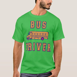 T-shirt Pilote de bus École 7