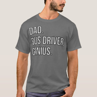 T-shirt Pilote de bus papa